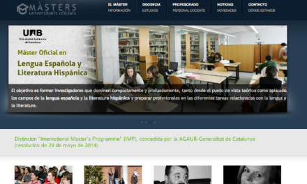 Mención INTERNATIONAL MASTER'S PROGRAMME (IMP)
