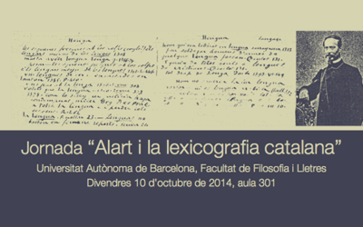 Jornada “Alart i la lexicografia catalana”