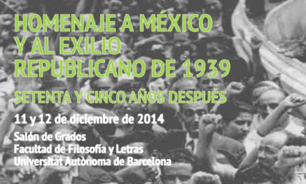 Homenaje a México y al exilio republicano de 1939