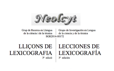 Lecciones de lexicografía