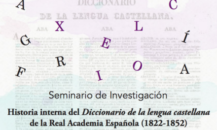 Historia interna del Diccionario de la lengua castellana de la Real Academia Española (1822-1852)