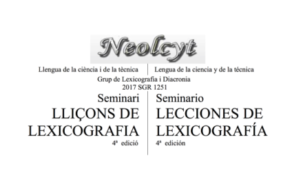 Lecciones de Lexicografía