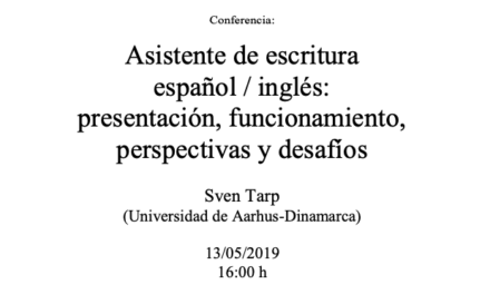 Asistente de escritura español / inglés (Neolcyt)