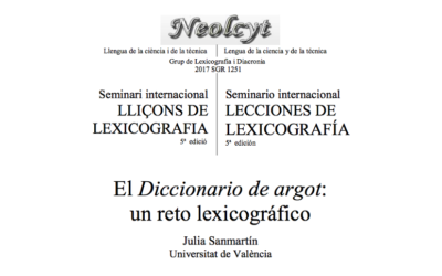 El Diccionario de argot: un reto lexicográfico.