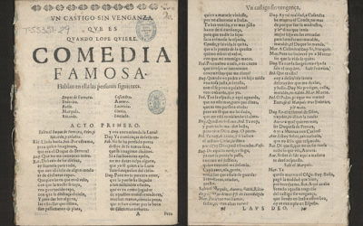 Trobada una edició il·legal amb un text primerenc de El castigo sin venganza de Lope de Vega