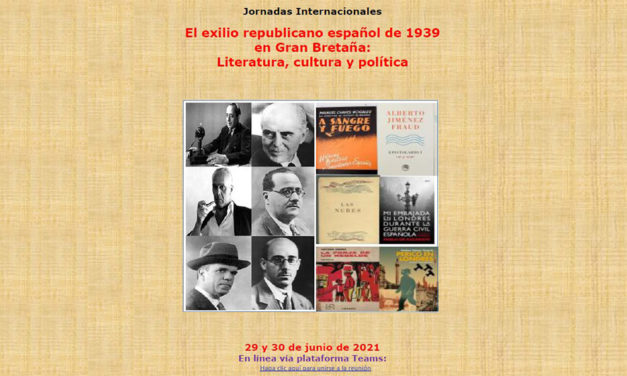 Jornades Internacionals "El exilio republicano español de 1939 en Gran Bretaña"