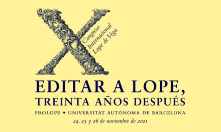 Congreso Internacional: "Editar a Lope, treinta años después"