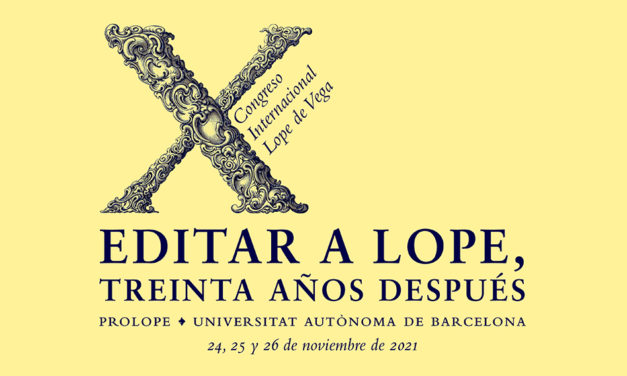 Congreso Internacional: "Editar a Lope, treinta años después"