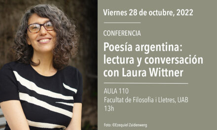 Poesía argentina: lectura y conversación con Laura Wittner