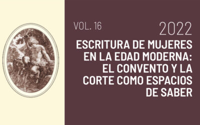 Publicado el volumen XVI de la revista Studia Aurea