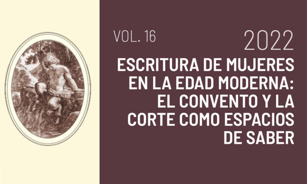 Publicado el volumen XVI de la revista <em>Studia Aurea</em>