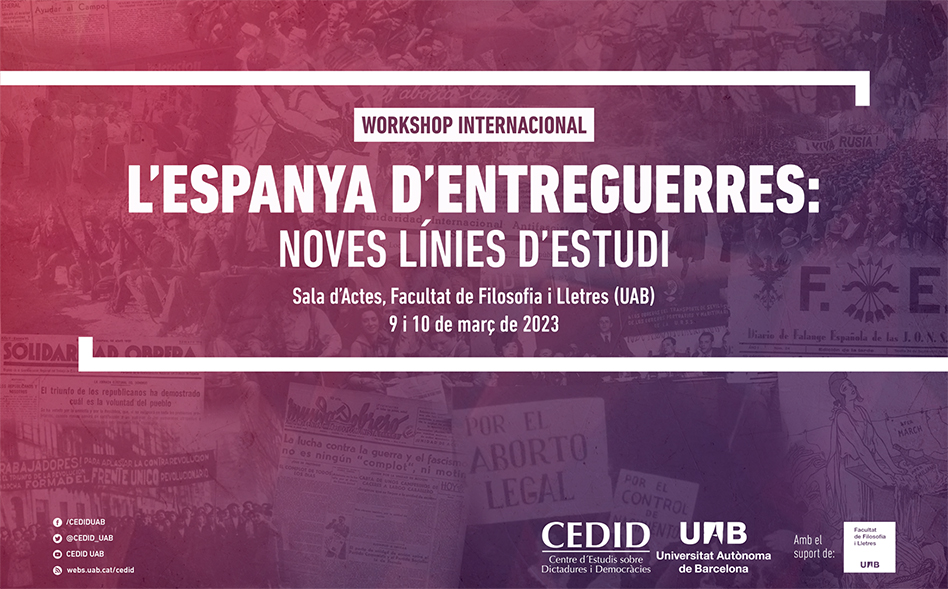 Workshop «L’Espanya d’entreguerres»