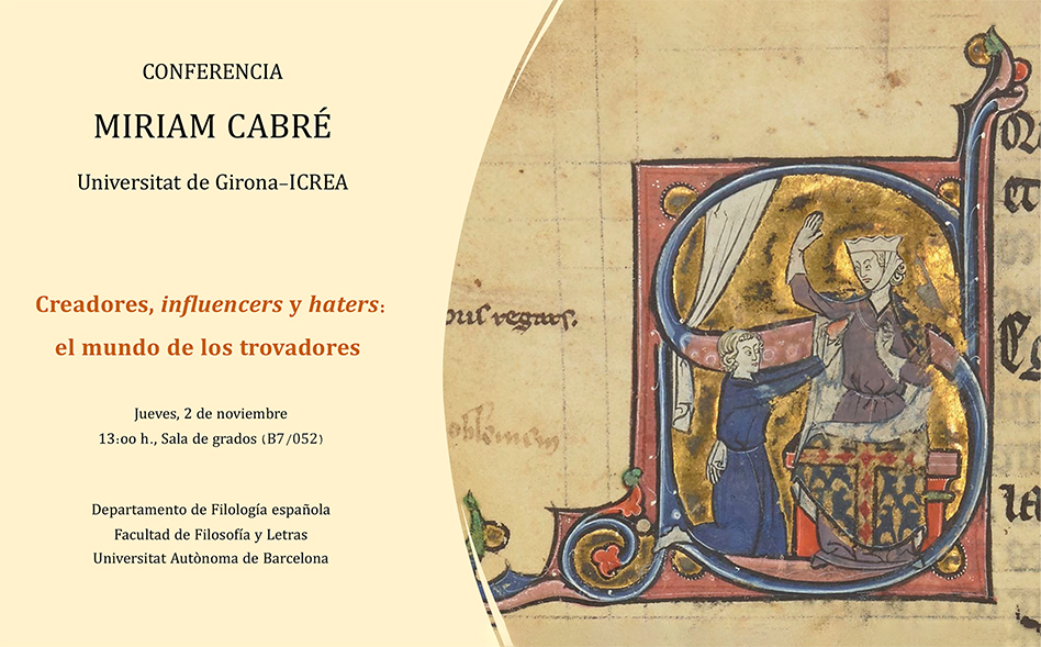Conferencia de Miriam Cabré: Creadores, <em>influencers</em> y <em>haters</em>