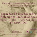 Call for papers: Jornadas de estudio sobre Relaciones Transatlánticas