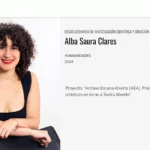 Alba Saura obtiene una Beca Leonardo de la Fundación BBVA