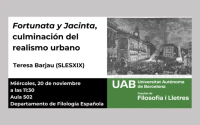 Conferencia: «Fortunata y Jacinta,culminación delrealismo urbano»